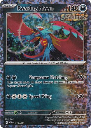 Roaring Moon (11) Holofoil [Promos: McDonalds Promos 2024] Pokemon Single Pokémon