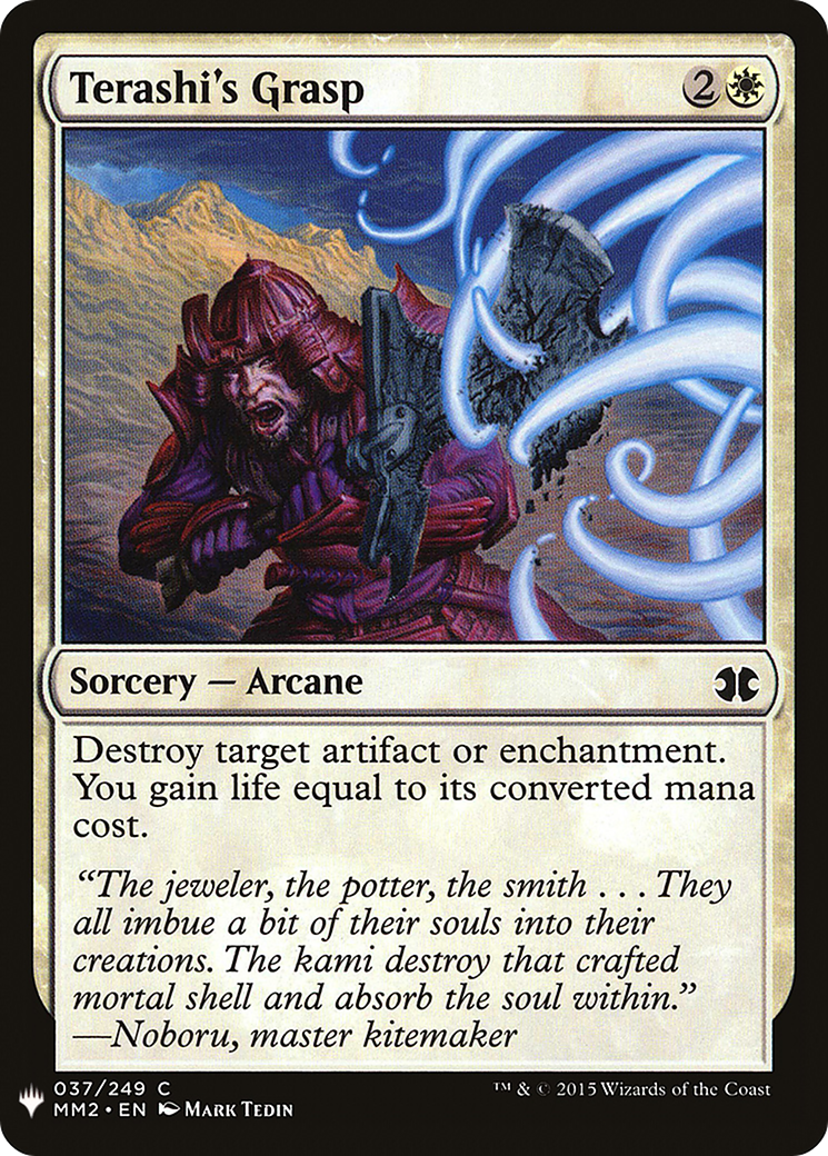 Terashi's Grasp (LIST-MM2-37) [Mystery Booster] The List MTG Single Wizards of the Coast