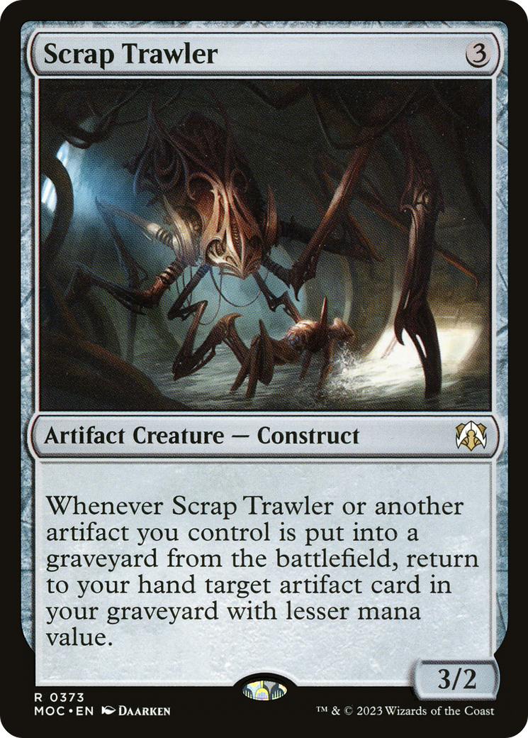 Scrap Trawler (MOC-373) [March of the Machine Commander] MTG Single Wizards of the Coast