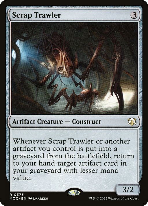 Scrap Trawler (MOC-373) [March of the Machine Commander] MTG Single Wizards of the Coast