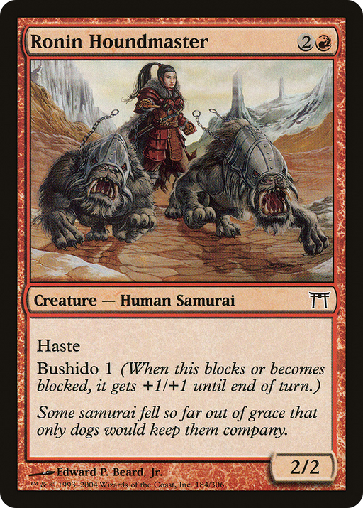 Ronin Houndmaster (CHK-184) [Champions of Kamigawa] MTG Single Wizards of the Coast
