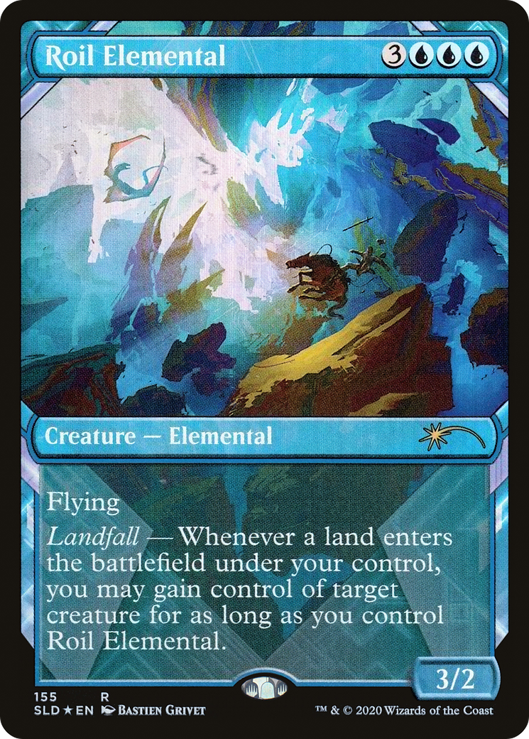Roil Elemental (SLD-155) [Secret Lair] Drop (Showcase) MTG Single Wizards of the Coast
