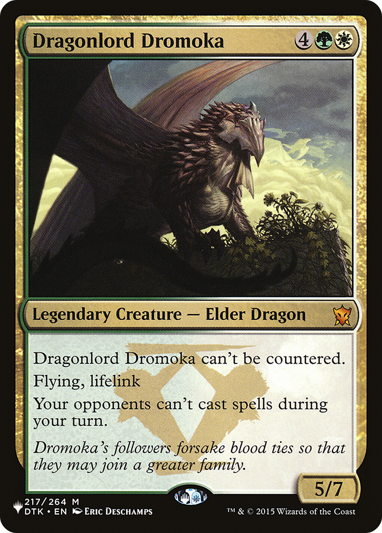 Dragonlord Dromoka (LIST-217/264) [Mystery Booster] The List MTG Single Wizards of the Coast