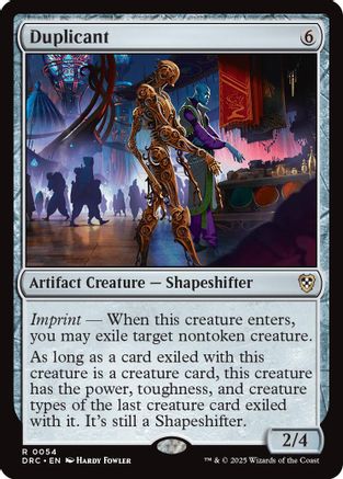 Duplicant (DRC-054) [Commander: Aetherdrift] MTG Single Wizards of the Coast