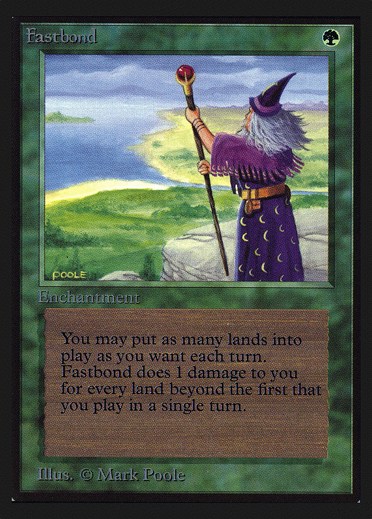 Fastbond (IE) (IED-) [Intl. Collectors' Edition] MTG Single Wizards of the Coast