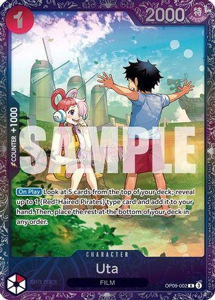 Uta (Treasure Cup 2025) (OP09-002) [One Piece Promotion Cards] Foil One Piece Single Bandai