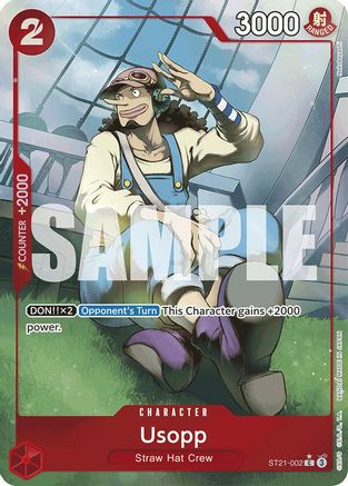 Usopp (Parallel) (ST21-002) [Starter Deck EX: Gear 5] Foil One Piece Single Bandai