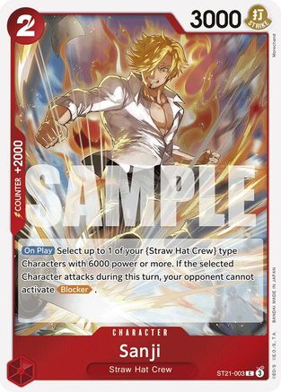 Sanji (ST21-003) [Starter Deck EX: Gear 5] One Piece Single Bandai