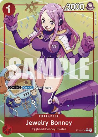 Jewelry Bonney (Parallel) (ST21-004) [Starter Deck EX: Gear 5] Foil One Piece Single Bandai