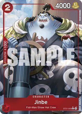 Jinbe (Parallel) (ST21-005) [Starter Deck EX: Gear 5] Foil One Piece Single Bandai