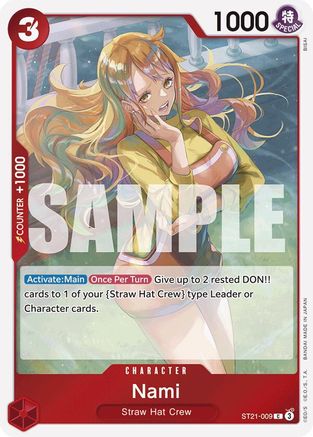 Nami (ST21-009) [Starter Deck EX: Gear 5] One Piece Single Bandai