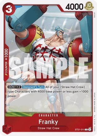 Franky (ST21-011) [Starter Deck EX: Gear 5] Foil One Piece Single Bandai