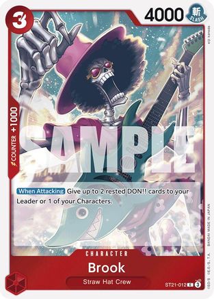 Brook (ST21-012) [Starter Deck EX: Gear 5] Foil One Piece Single Bandai
