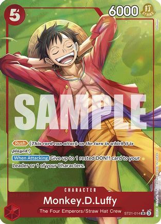 Monkey.D.Luffy (014) (Parallel) (ST21-014) [Starter Deck EX: Gear 5] Foil One Piece Single Bandai