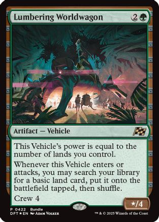 Lumbering Worldwagon (UMP-422) [Misc] Unique and Miscellaneous Promos Foil MTG Single Wizards of the Coast