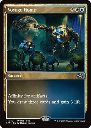 Voyage Home (PPDFT-421) [Promo Pack: Aetherdrift] Foil MTG Single Wizards of the Coast