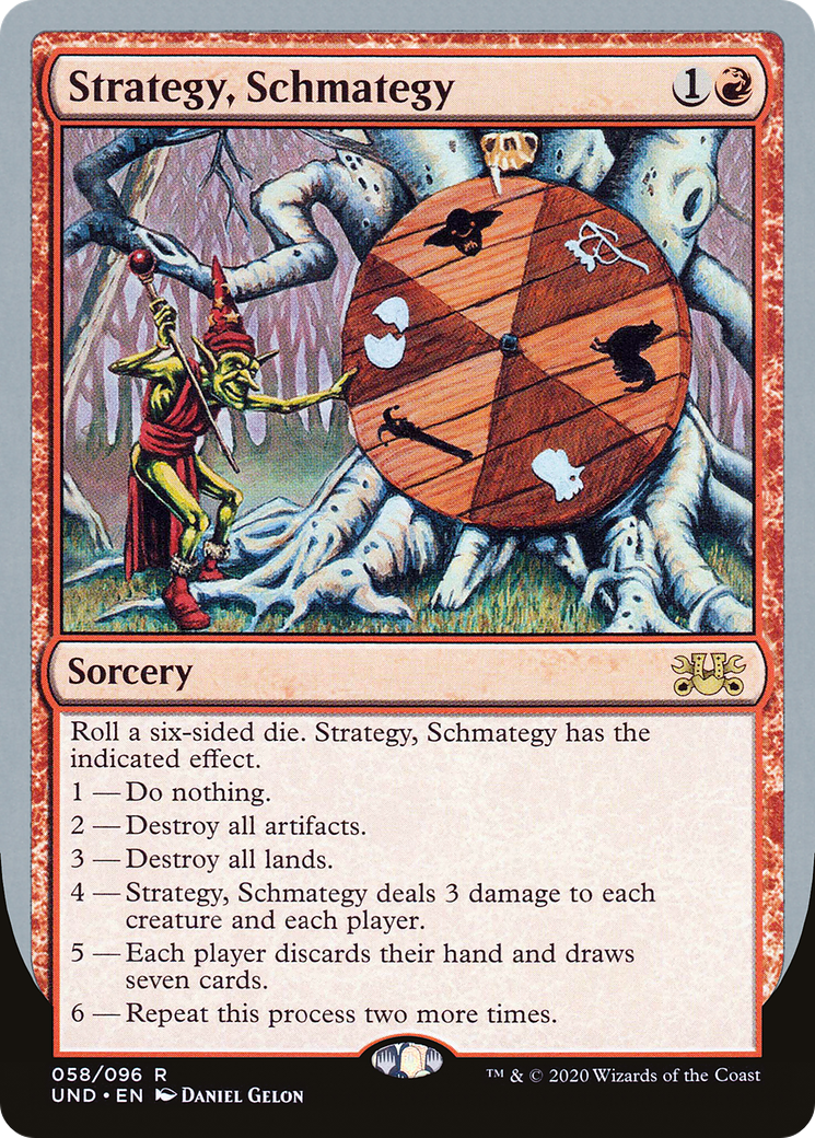 Strategy, Schmategy (UND-058) [Unsanctioned] MTG Single Wizards of the Coast