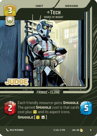Tech - Source of Insight (6) [Judge Promos] Star Wars: Unlimited Single Disney