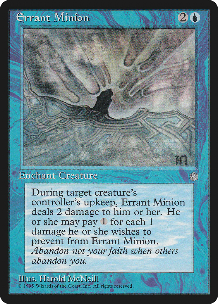 Errant Minion (ICE-) [Ice Age] MTG Single Wizards of the Coast