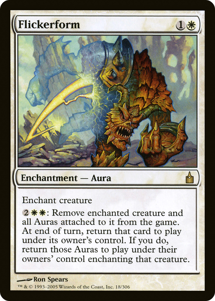 Flickerform (RAV-018) [Ravnica: City of Guilds] Foil MTG Single Wizards of the Coast