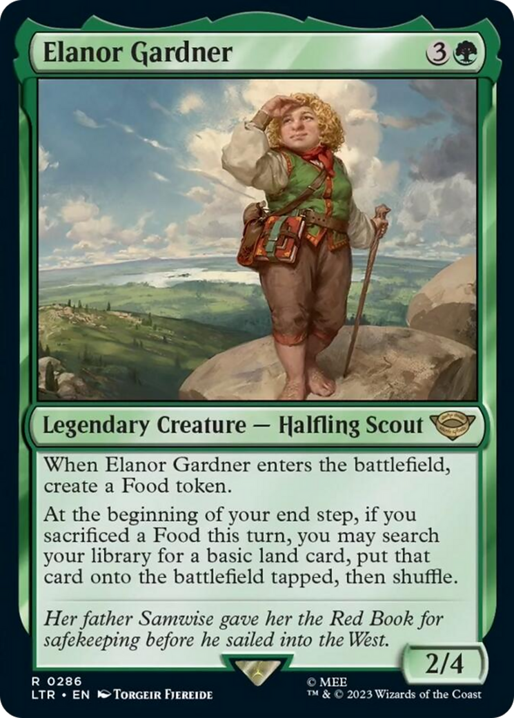 Elanor Gardner (LTR-286) [The Lord of the Rings: Tales of Middle-earth] Foil MTG Single Wizards of the Coast