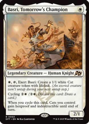 Basri, Tomorrow's Champion (PRE-003) [Prerelease Cards] Foil MTG Single Wizards of the Coast