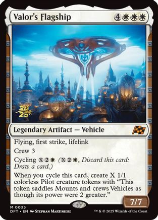 Valor's Flagship (PRE-035) [Prerelease Cards] Foil MTG Single Wizards of the Coast