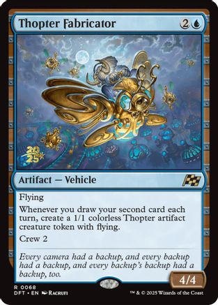 Thopter Fabricator (PRE-068) [Prerelease Cards] Foil MTG Single Wizards of the Coast