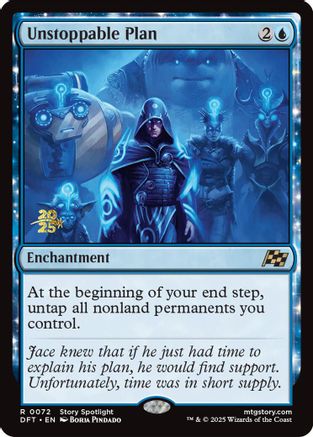 Unstoppable Plan (PRE-072) [Prerelease Cards] Foil MTG Single Wizards of the Coast