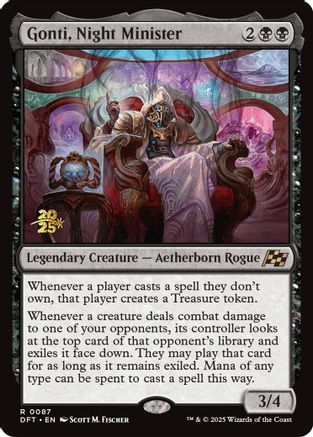 Gonti, Night Minister (PRE-087) [Prerelease Cards] Foil MTG Single Wizards of the Coast