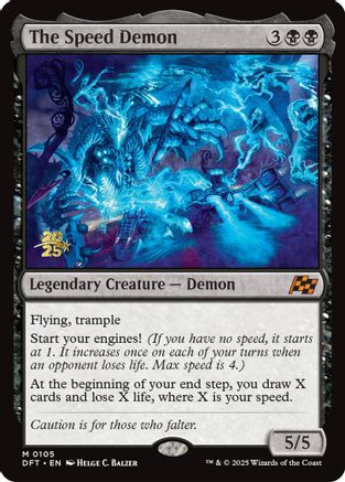 The Speed Demon (PRE-105) [Prerelease Cards] Foil MTG Single Wizards of the Coast