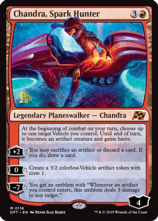 Chandra, Spark Hunter (PRE-116) [Prerelease Cards] Foil MTG Single Wizards of the Coast