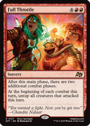 Full Throttle (PRE-127) [Prerelease Cards] Foil MTG Single Wizards of the Coast