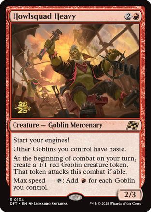 Howlsquad Heavy (PRE-134) [Prerelease Cards] Foil MTG Single Wizards of the Coast