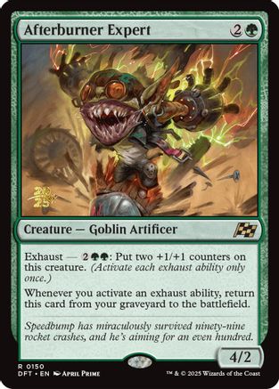 Afterburner Expert (PRE-150) [Prerelease Cards] Foil MTG Single Wizards of the Coast