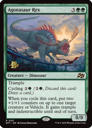 Agonasaur Rex (PRE-151) [Prerelease Cards] Foil MTG Single Wizards of the Coast