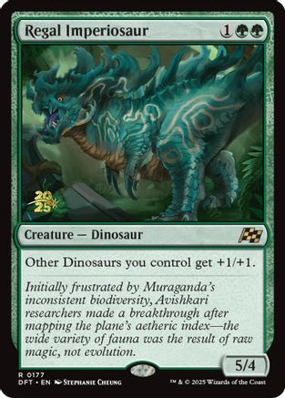 Regal Imperiosaur (PRE-177) [Prerelease Cards] Foil MTG Single Wizards of the Coast