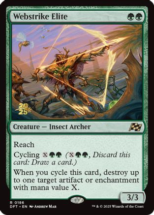 Webstrike Elite (PRE-186) [Prerelease Cards] Foil MTG Single Wizards of the Coast