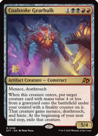 Coalstoke Gearhulk (PRE-198) [Prerelease Cards] Foil MTG Single Wizards of the Coast