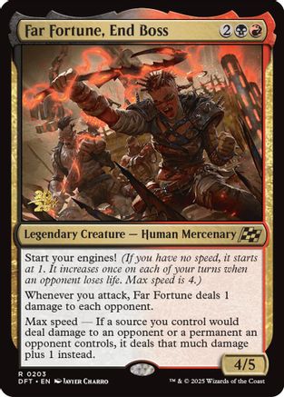 Far Fortune, End Boss (PRE-203) [Prerelease Cards] Foil MTG Single Wizards of the Coast