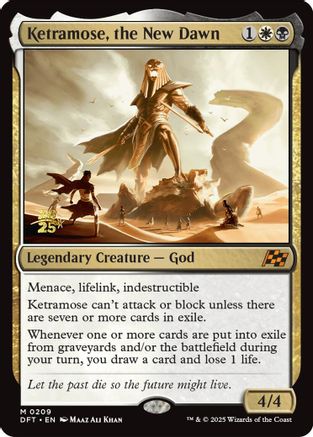 Ketramose, the New Dawn (PRE-209) [Prerelease Cards] Foil MTG Single Wizards of the Coast