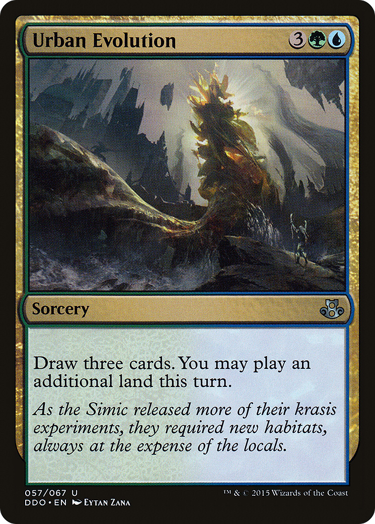 Urban Evolution (DDO-057) [Misc] Duel Decks: Elspeth vs. Kiora MTG Single Wizards of the Coast