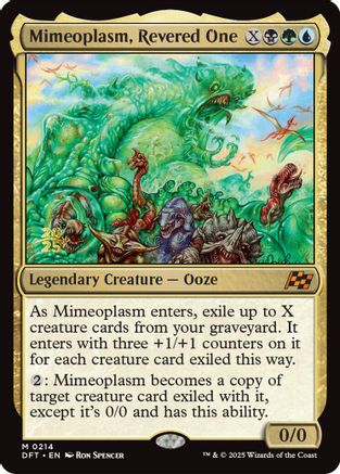 Mimeoplasm, Revered One (PRE-214) [Prerelease Cards] Foil MTG Single Wizards of the Coast