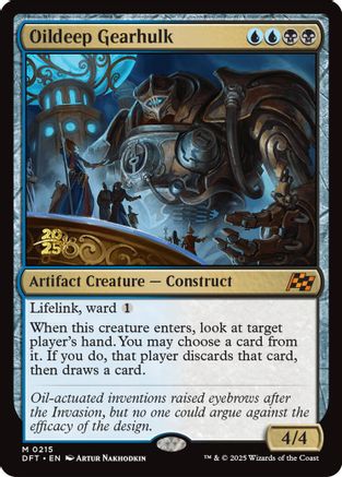 Oildeep Gearhulk (PRE-215) [Prerelease Cards] Foil MTG Single Wizards of the Coast