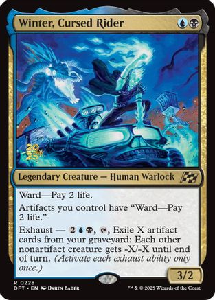 Winter, Cursed Rider (PRE-228) [Prerelease Cards] Foil MTG Single Wizards of the Coast