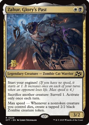 Zahur, Glory's Past (PRE-229) [Prerelease Cards] Foil MTG Single Wizards of the Coast