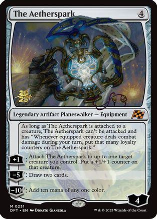 The Aetherspark (PRE-231) [Prerelease Cards] Foil MTG Single Wizards of the Coast