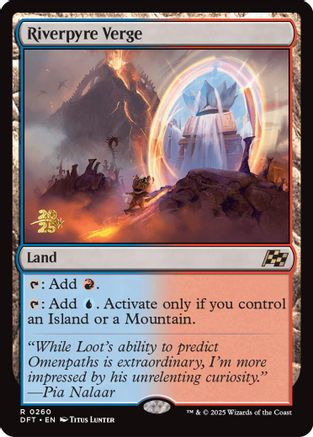 Riverpyre Verge (PRE-260) [Prerelease Cards] Foil MTG Single Wizards of the Coast