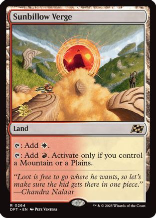 Sunbillow Verge (PRE-264) [Prerelease Cards] Foil MTG Single Wizards of the Coast