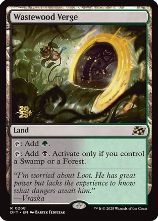 Wastewood Verge (PRE-268) [Prerelease Cards] Foil MTG Single Wizards of the Coast